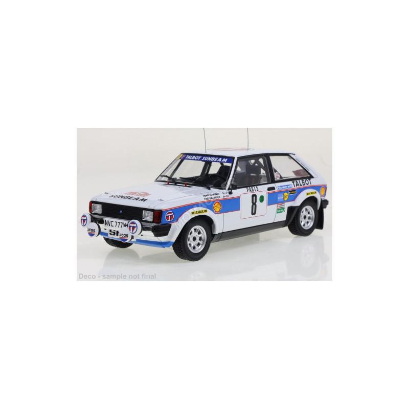 TALBOT SUNBEAM LOTUS 8 TOIVONEN GALLAGHER RALLYE WM MONTE CARLO 1981