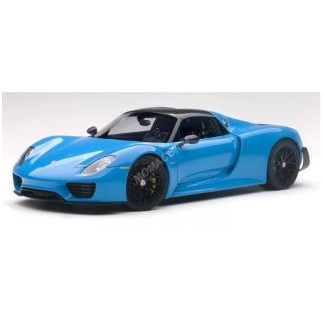 PORSCHE 918 SPYDER 2013 BLEUE