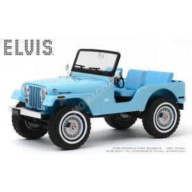 JEEP CJ-5 "ELVIS PRESLEY (1935-1977)" BLEUE