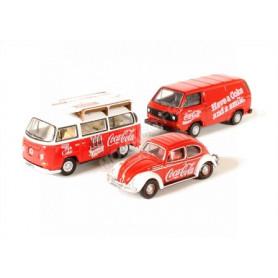 SET DE 3 VOLKSWAGEN COCA-COLA (EPUISE)