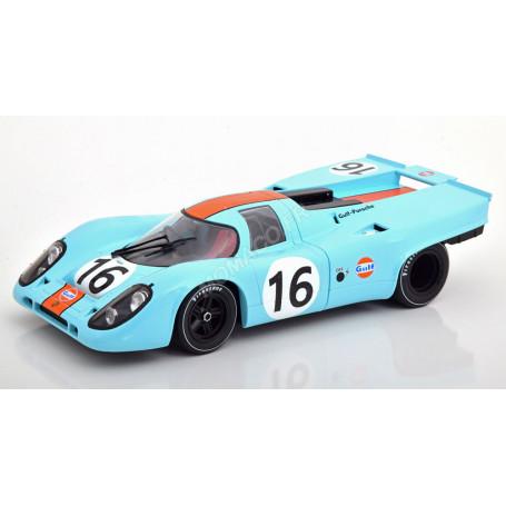 PORSCHE 917K "GULF" 16 RODRIGUEZ/ATTWOOD 1000KM ZELTWEG 1971 1ER