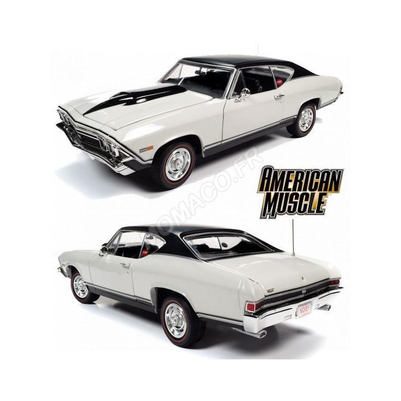 Chevrolet Chevelle Ss Hardtop Nickey 1969 Blanc