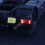 SET : MERCEDES-BENZ ACTROS 4X2 "MOSOLF" AVEC ECLAIRAGE LED ET REMORQUE TRANSPORTEUR "LOHR" (EPUISE)