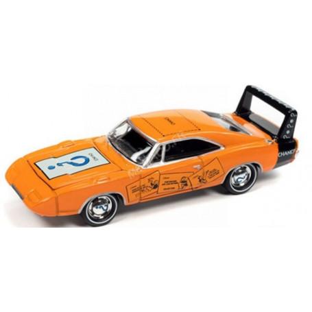 DODGE DAYTONA 1969 "MONOPOLY" ORANGE/VERT (EPUISE)