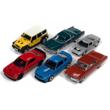 COFFRET DE 6 PIECES "AUTOWORLD PREMIUM ASSORTMENT" : 2022 - SERIE N°3 - VERSION A (EPUISE)