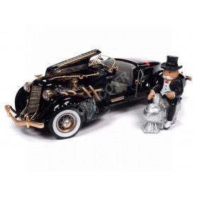 AUBURN 831 SPEEDSTER 1935 NOIR/OR "MONOPOLY" AVEC FIGURINE Mr MONOPOLY (EPUISE)