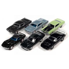 COFFRET DE 6 PIECES : MUSCLE CARS 2022 - SERIE N°3 - VERSION B (EPUISE)