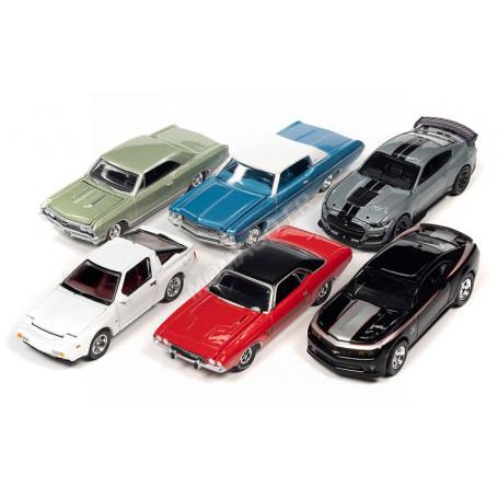 COFFRET DE 6 PIECES "AUTOWORLD PREMIUM ASSORTMENT" : 2022 - SERIE N°4 - VERSION B (EPUISE)