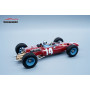 FERRARI 512 F1 14 PEDRO RODRIGUEZ EQUIPE NART GRAND PRIX DES ETATS UNIS 1965 AVEC FIGURINE