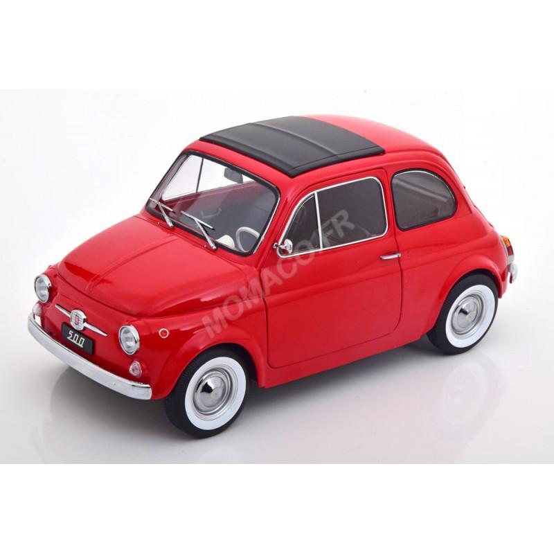 Voiture miniature BBURAGO street fire FIAT 500 Blanche - échelle 1: 43