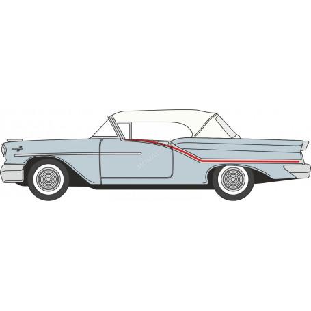 OLDSMOBILE 88 CONVERTIBLE 1957 JUNEAU GREY/ACCENT RED/WHITE