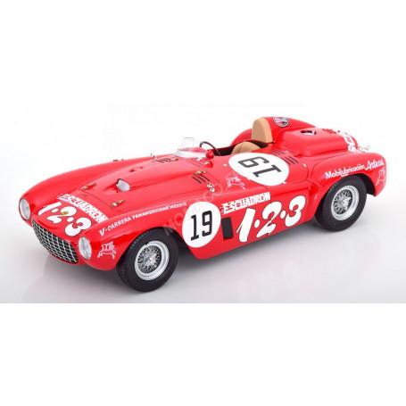 FERRARI 375 PLUS "1.2.3 ESCUADRON" 19 MAGLIOLI CARRERA PANAMERICANA 1954 1ER