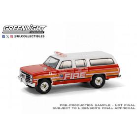 CHEVROLET SUBURBAN 1991 "THE OFFICIAL FIRE DEPARTMENT CITY OF NEW YORK" (FDNY) (EPUISE)