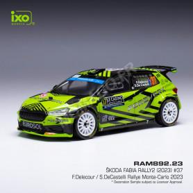 SKODA FABIA 37 DELECOUR/DE CASTELLI WRC2 RALLYE MONTE-CARLO 2023 (EPUISE)