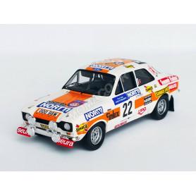 FORD ESCORT MKI 22 JUHANI KYNSILEHTO/MARTIN HOLMES RALLYE DE FINLANDE (1000 LACS) 1975