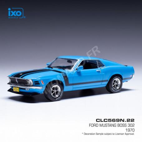 FORD MUSTANG BOSS 302 1970 BLEU