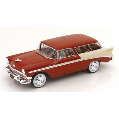 CHEVROLET BEL AIR NOMAD 1956 MARRON METALLISE/CREME