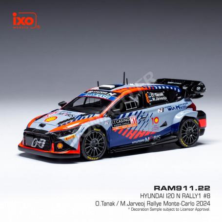 HYUNDAI I20 N RALLY 1 8 TANAK/JARVEOJA WRC RALLYE MONTE-CARLO 2024