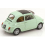 FIAT 500 F CUSTOM AVEC JANTES ABARTH TOIT AMOVIBLE 1968 VERT CLAIR