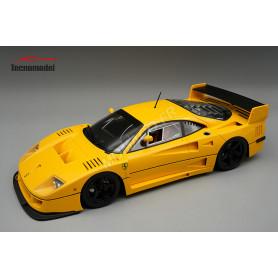 FERRARI F40 LM VERSION PRESSE AVEC JANTES NOIRES 5 RAYONS 1996 JAUNE