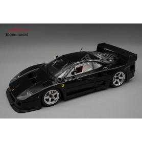 FERRARI F40 LM VERSION PRESSE AVEC JANTES ARGENTEES 5 RAYONS 1996 NOIR