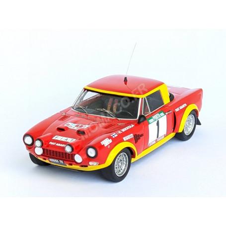 FIAT 124 ABARTH RALLYE 1 HANNU MIKKOLA/JEAN TODT RALLYE DU PORTUGAL 1975 2EME