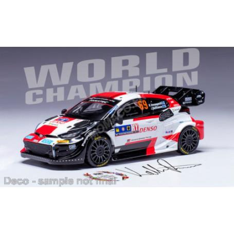 TOYOTA YARIS 69 ROVANPERÄ/HALTTUNEN WRC1 RALLYE D'EUROPE CENTRALE 2023 EDITION SIGNEE