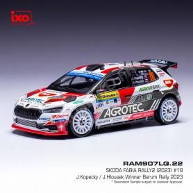 SKODA FABIA 18 KOPECKY/HLOUSEK RALLYE DE TCHEQUIE 2023