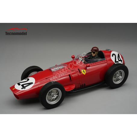 FERRARI DINO 246/256 24 TONY BROOKS GRAND PRIX DE REIMS 1959 1ER AVEC FIGURINE