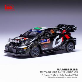 TOYOTA YARIS RALLY 1 33 EVANS/MARTIN WRC RALLYE DE SUEDE 2024