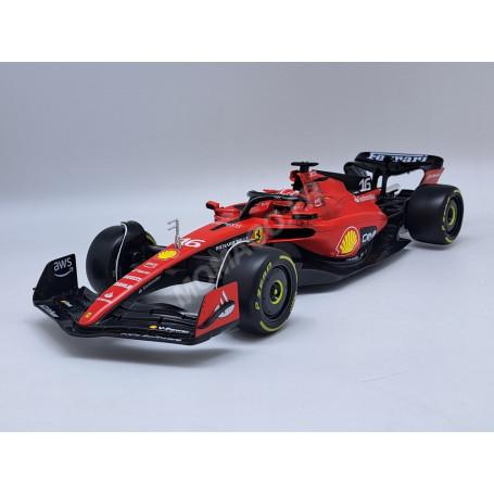 FERRARI F1 F23 TEAM SCUDERIA FERRARI 16 CHARLES LECLERC 2023 AVEC VITRINE