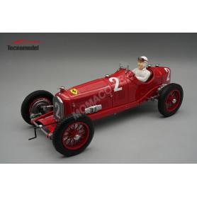 ALFA ROMEO P3 TIPO B 2 RUDOLF CARACCIOLA GRAND PRIX D'ALLEMAGNE 1932 1ER AVEC FIGURINE