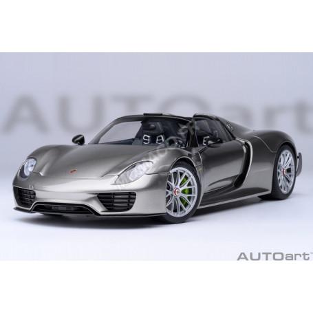 PORSCHE 918 SPYDER 2013 GRIS METALLISE