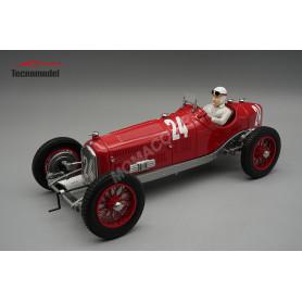 ALFA ROMEO P3 TIPO B 24 TAZIO NUVOLARI GRAND PRIX DE MONZA 1932 AVEC FIGURINE