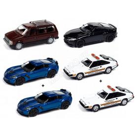 COFFRET DE 6 PIECES "AUTOWORLD PREMIUM ASSORTMENT" : 2024 - SERIE N°2 - VERSION B