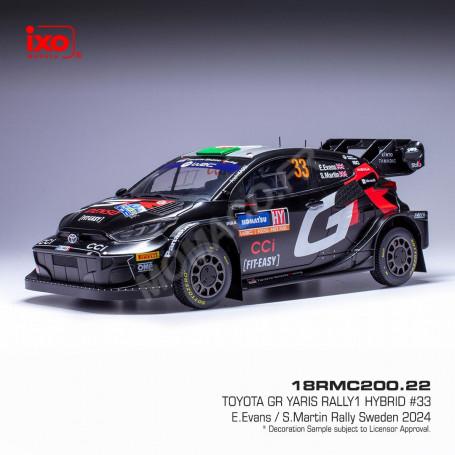 TOYOTA YARIS RALLY 1 33 ELFYN EVANS/SCOTT MARTIN RALLYE DE SUEDE 2024