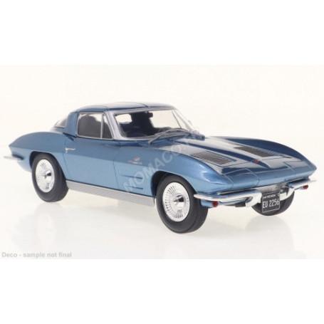 CHEVROLET CORVETTE C2 1963 BLEU CLAIR METALLISE