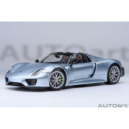 PORSCHE 918 SPYDER 2013 BLEU CHROME