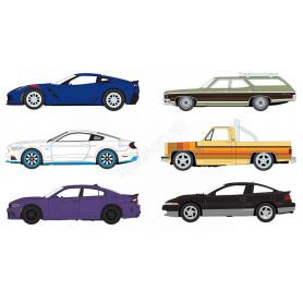 COFFRET DE 6 PIECES "AUTOWORLD PREMIUM ASSORTMENT" : 2024 - SERIE N°3 - VERSION B