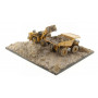 SET DIORAMA CATERPILLAR 994K CHARGEUR SUR PNEU ET 797 CAMION MINIER