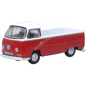 VOLKSWAGEN T2 BAY WINDOW PICK UP POPPY RED/WHITE