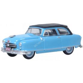 NASH RAMBLER CUSTOM LANDAU CONVERTINLE (OPEN) STRATO 1950 BLEU