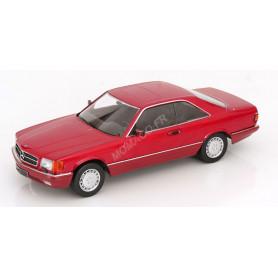 MERCEDES-BENZ 500 SEC C126 1985 ROUGE METALLISE