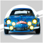 ALPINE A 110 1600 S 22 JEAN-CLAUDE ANDRUET / MICHEL VIAL RALLYE DE MONTE CARLO 1971 (FULL KIT)