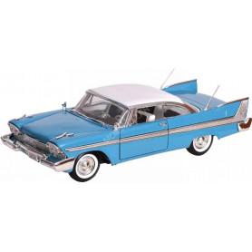 PLYMOUTH FURY 1958 BLEU CIEL