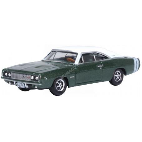 DODGE CHARGER RACING 1968 GREEN/WHITE