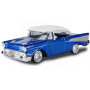 CHEVROLET BEL AIR LOWRIDER 1957 BLEUE