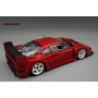 FERRARI F40 LM VERSION PRESSE AVEC JANTES BLANCHES 1996 ROUGE