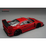 FERRARI F40 LM VERSION PRESSE AVEC JANTES NOIRES 1996 ROUGE