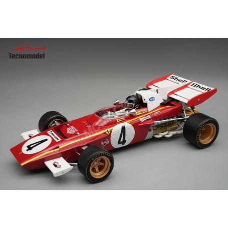 FERRARI 312 B2 F1 4 JACKY ICKX GRAND PRIX DE MONACO 1971 AVEC FIGURINE